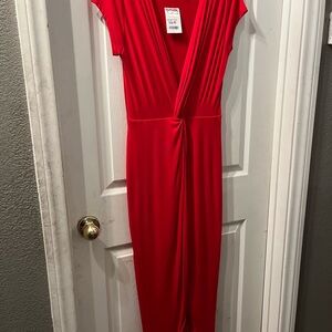 Rolla Coster Vibrant Red Midi Dress